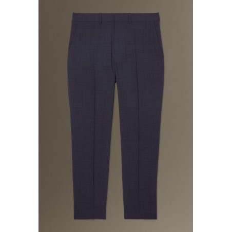 [Besonders] COS MELIERTE WOLLHOSE – SCHMAL NAVYBLAU MELIERT