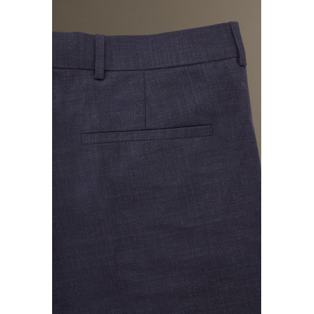 [Besonders] COS MELIERTE WOLLHOSE – SCHMAL NAVYBLAU MELIERT