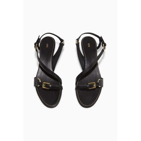 Klassiker COS RIEMCHENSANDALEN MIT SCHNALLEN SCHWARZ