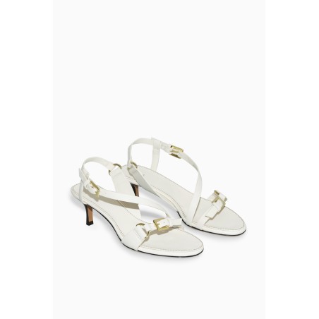 Klassiker COS RIEMCHENSANDALEN MIT SCHNALLEN WEISS