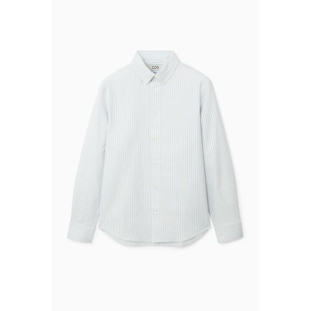 Klassiker COS OXFORD-HEMD MIT BUTTON-DOWN-KRAGEN HELLBLAU/GESTREIFT