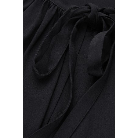 Klassiker COS KLEID MIT CAPEÄRMELN SCHWARZ