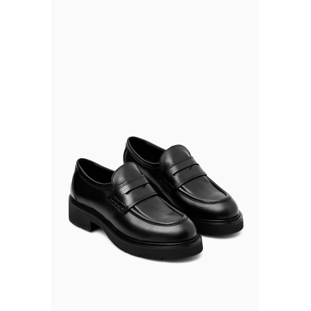 Klassiker COS MARKANTE PENNY LOAFERS AUS LEDER SCHWARZ