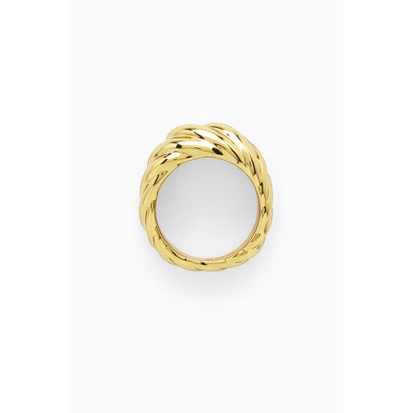 Klassiker COS MARKANTER RING IN FLECHTOPTIK Gold