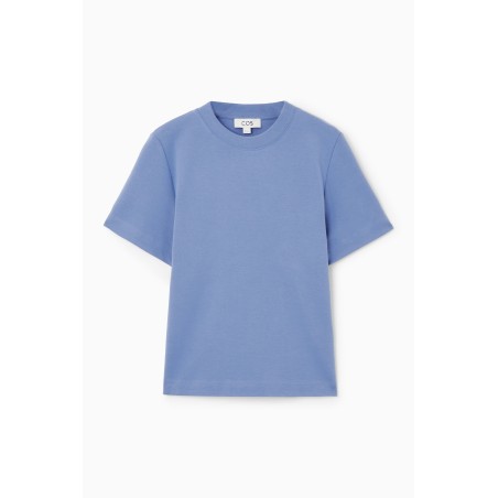 Klassiker COS SCHLICHTES T-SHIRT Blau