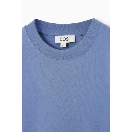 Klassiker COS SCHLICHTES T-SHIRT Blau