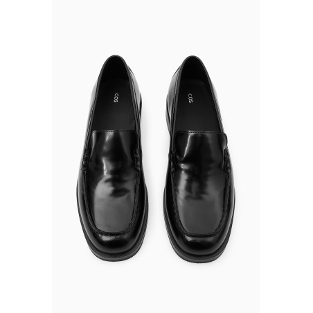 Klassiker COS SCHLICHTE LOAFERS AUS LEDER SCHWARZ