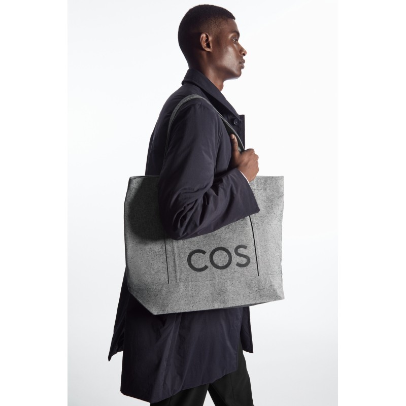 COS COS TOTE BAG IM UTILITY-STIL - CANVAS Dunkelgrau (Heißes Angebot)