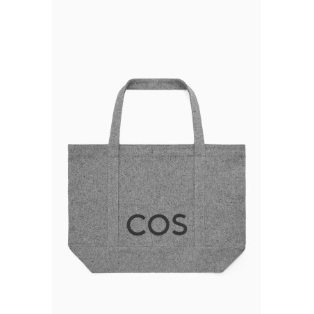 COS COS TOTE BAG IM UTILITY-STIL - CANVAS Dunkelgrau (Heißes Angebot)