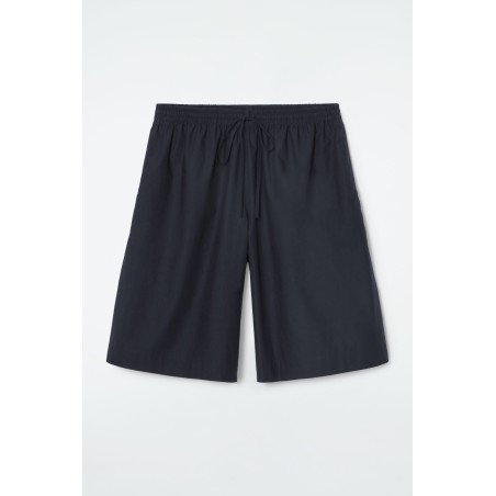 COS SHORTS AUS BAUMWOLLE MIT KORDELZUG NAVYBLAU (Heißes Angebot)