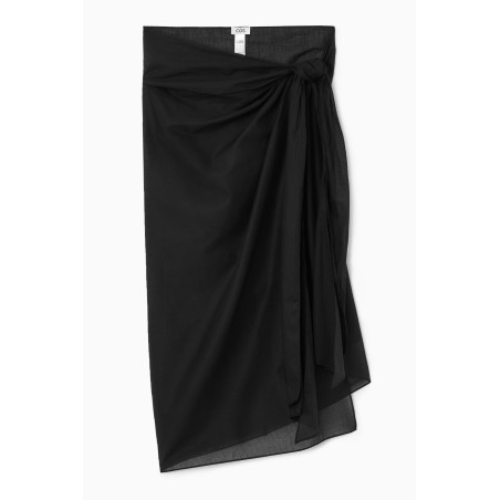 COS SARONG AUS BAUMWOLLE SCHWARZ (Heißes Angebot)