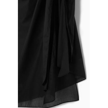 COS SARONG AUS BAUMWOLLE SCHWARZ (Heißes Angebot)