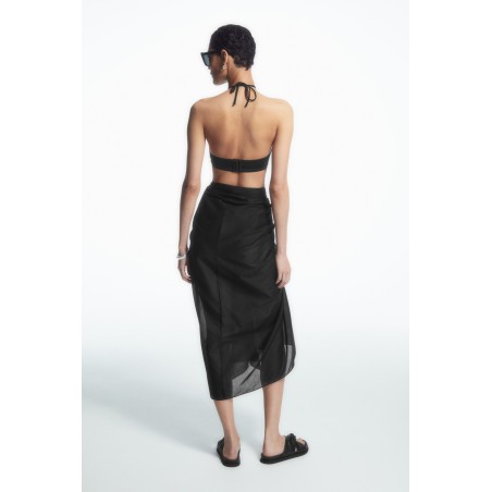 COS SARONG AUS BAUMWOLLE SCHWARZ (Heißes Angebot)