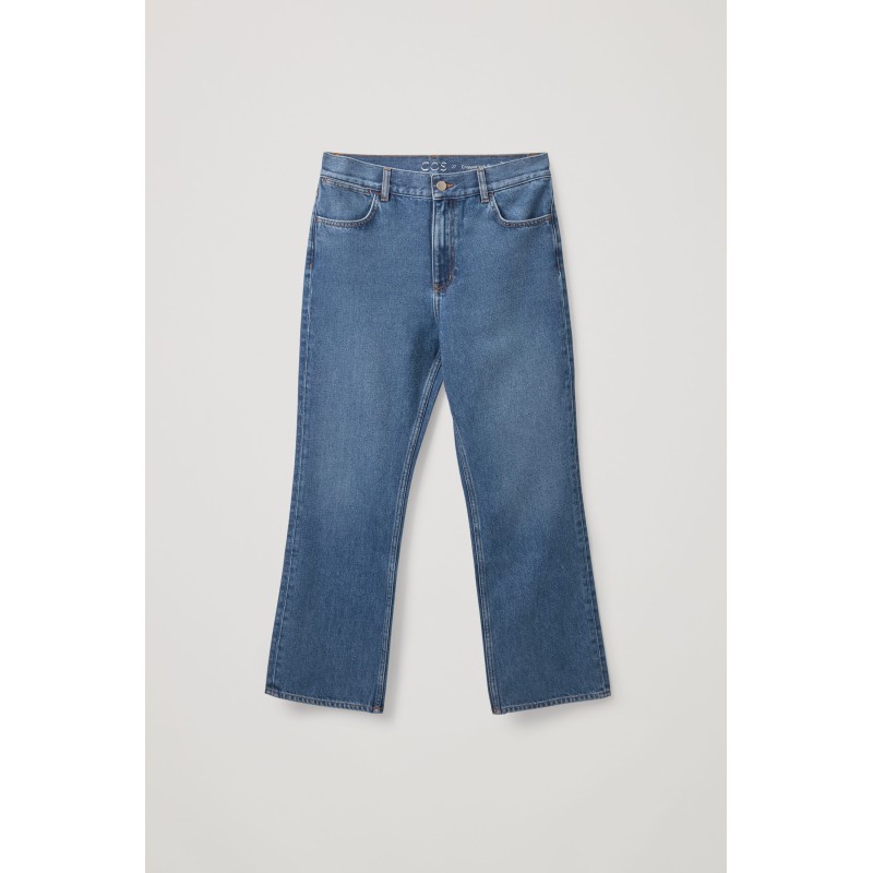 COS KÜRZERE AUSGESTELLTE JEANS Blau (Heißes Angebot)