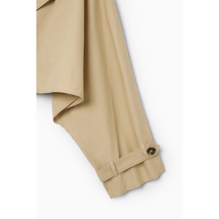 COS VERKÜRZTE JACKE IM TRENCHCOAT-STIL BEIGE (Heißes Angebot)