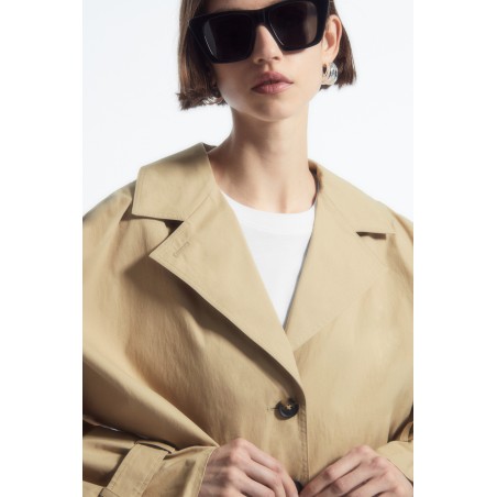 COS VERKÜRZTE JACKE IM TRENCHCOAT-STIL BEIGE (Heißes Angebot)