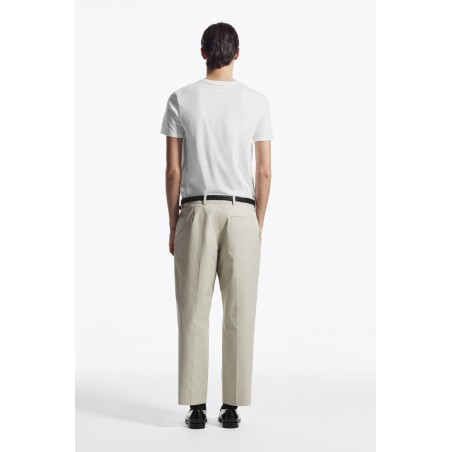 COS VERKÜRZTE HOSE AUS TWILL MIT GERADEM BEIN BEIGE (Heißes Angebot)