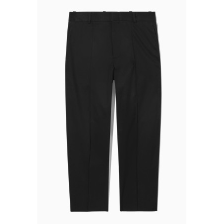 COS VERKÜRZTE HOSE AUS TWILL MIT GERADEM BEIN SCHWARZ (Heißes Angebot)