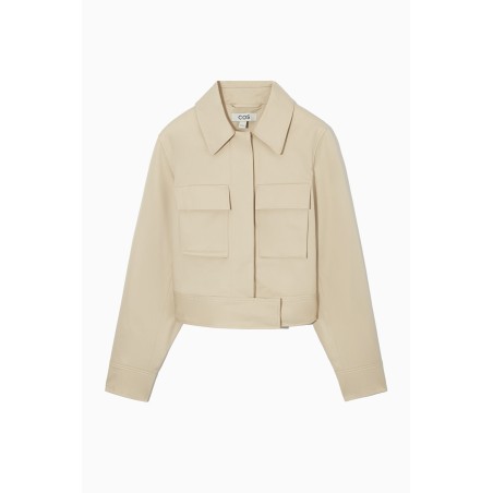 COS VERKÜRZTE UTILITY-JACKE BEIGE (Heißes Angebot)