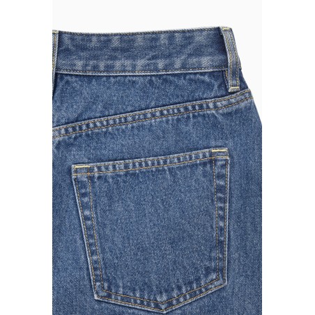 Rabatt COS Denim Mini Wrap Skirt Washed Blue