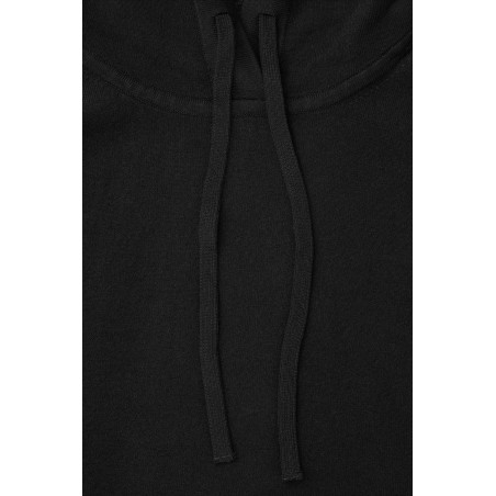 Rabatt COS STRICK-KAPUZENPULLOVER AUS DOUBLEFACE-MATERIAL SCHWARZ