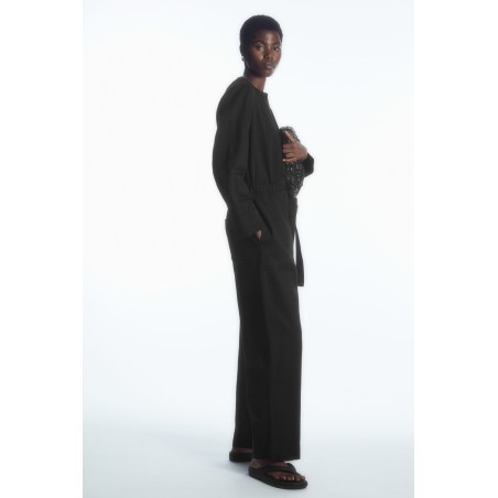 Rabatt COS JUMPSUIT MIT KORDELZUG SCHWARZ