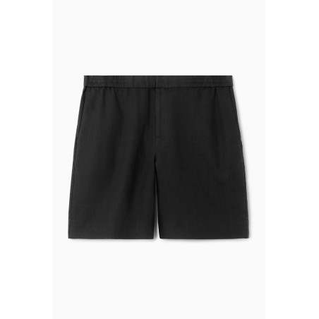 Rabatt COS LEINENSHORTS MIT ELASTISCHEM BUND SCHWARZ