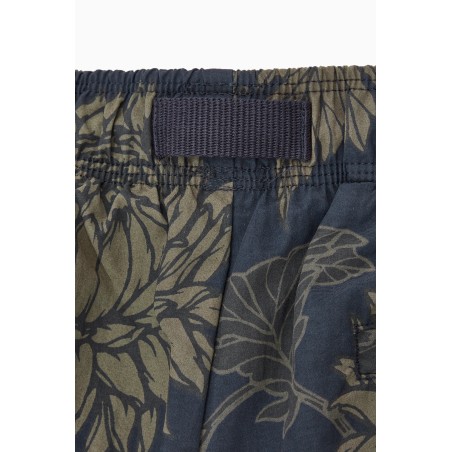 [Sonderpreis] COS BADESHORTS AUS NYLON MIT FLORALEM PRINT NAVYBLAU/GRÜN/GEBLÜMT