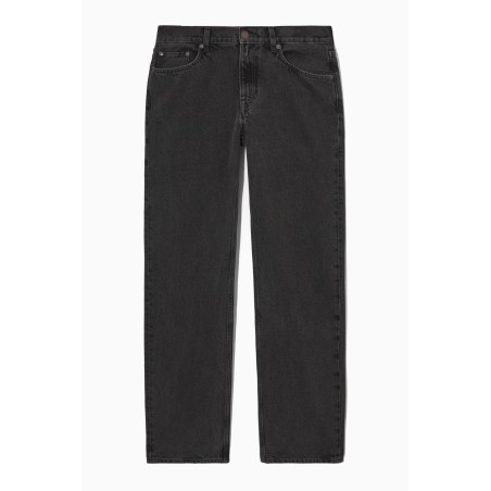 Original COS AMP JEANS – GERADES BEIN SCHWARZE WASCHUNG