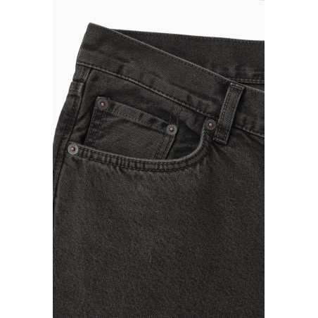 Original COS AMP JEANS – GERADES BEIN SCHWARZE WASCHUNG