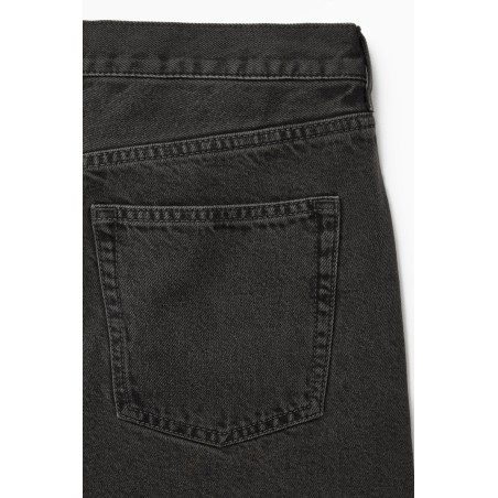 Original COS AMP JEANS – GERADES BEIN SCHWARZE WASCHUNG