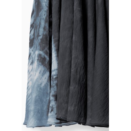 [Sonderpreis] COS MAXIKLEID IN A-LINIE MIT RAFFUNGEN NAVYBLAU/BLAU