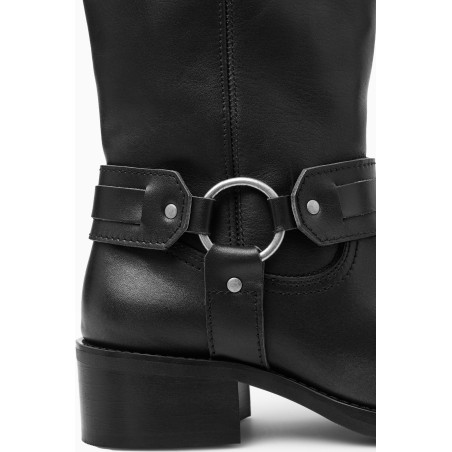 Meistverkauft COS BIKERSTIEFEL AUS LEDER SCHWARZ