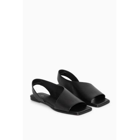 Meistverkauft COS SLINGBACK-SANDALEN AUS LEDER SCHWARZ