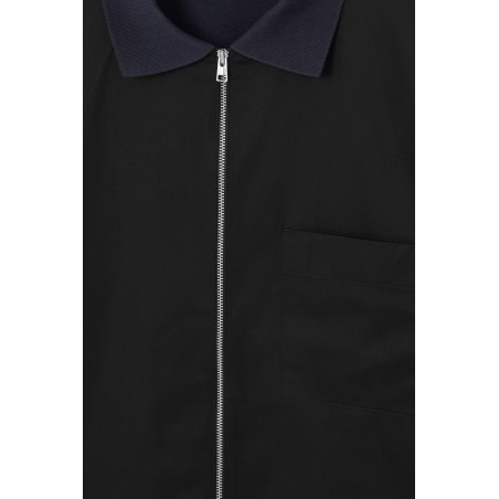 Meistverkauft COS LEICHTE HEMDJACKE MIT KONTRASTPARTIEN SCHWARZ/NAVYBLAU