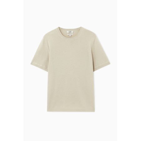 Meistverkauft COS LEICHTES GESTRICKTES T-SHIRT SANDBEIGE