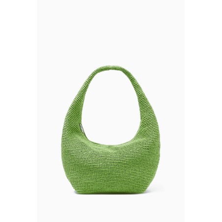 Meistverkauft COS Mini Sling Bag - Raffia Green