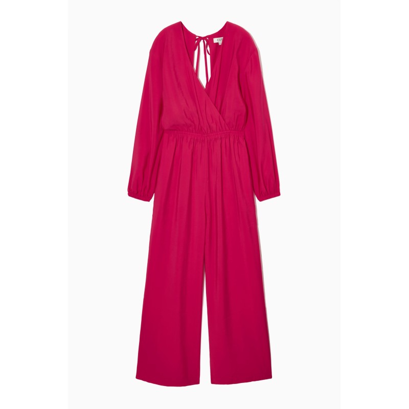 COS JUMPSUIT MIT WEITEM BEIN UND RÜCKENAUSSCHNITT PINK Im Angebot