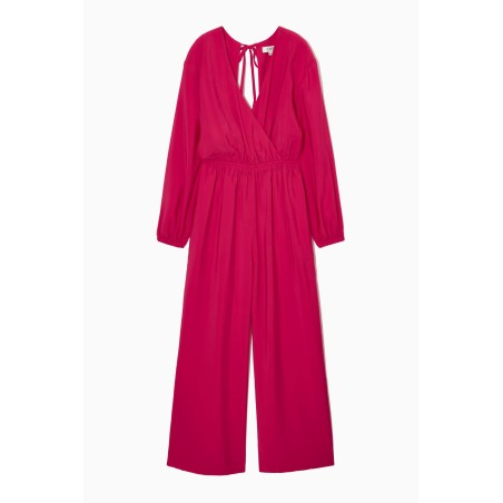 COS JUMPSUIT MIT WEITEM BEIN UND RÜCKENAUSSCHNITT PINK Im Angebot