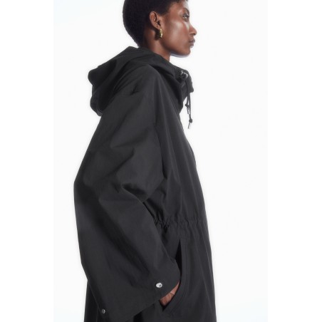 COS OVERSIZED-PARKA IM LAGEN-LOOK SCHWARZ Im Angebot