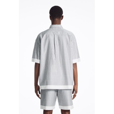 COS OVERSIZED-KURZARMHEMD MIT PRINT HORSE MEAT DISCO Im Angebot