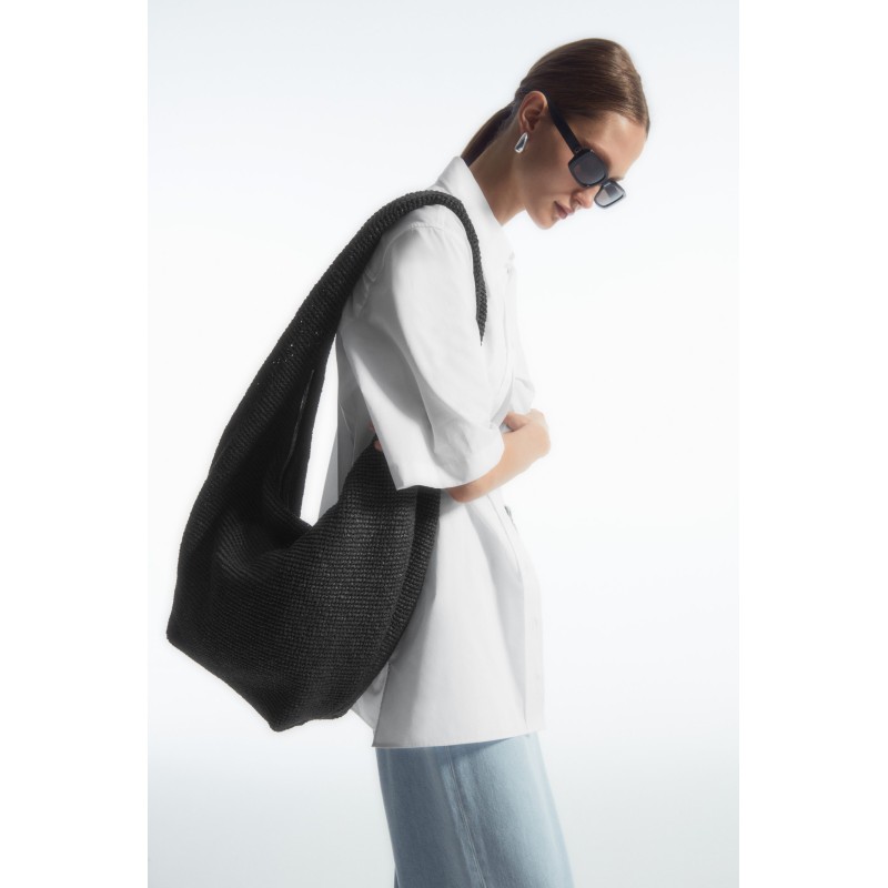 COS OVERSIZED-SCHULTERTASCHE - BAST SCHWARZ Im Angebot