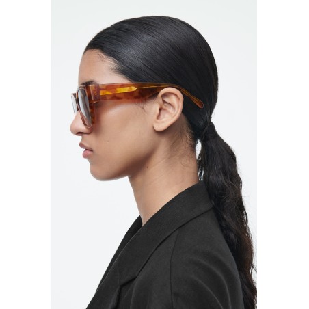 COS ECKIGE OVERSIZED-SONNENBRILLE BRAUN Im Angebot