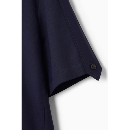 COS OVERSIZED-MINIKLEID AUS WOLL-MIX IM UTILITY-STIL NAVYBLAU Im Angebot