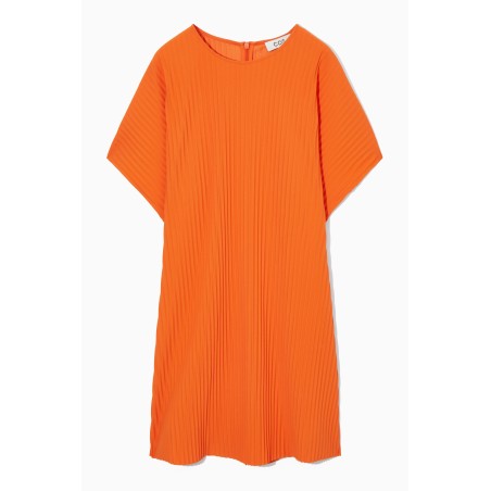 Heißer Verkauf COS PLISSIERTES MINIKLEID ORANGE