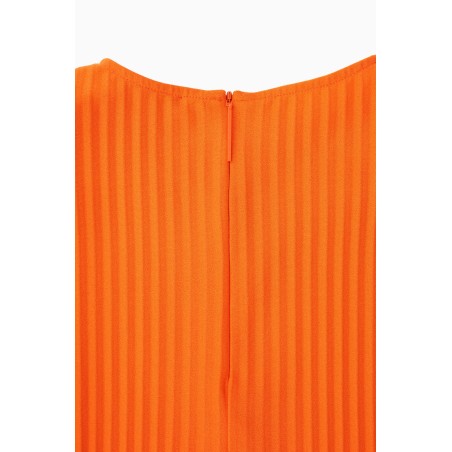 Heißer Verkauf COS PLISSIERTES MINIKLEID ORANGE