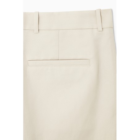 Heißer Verkauf COS LEINENHOSE MIT FALTEN UND GERADEM BEIN HELLES BEIGE