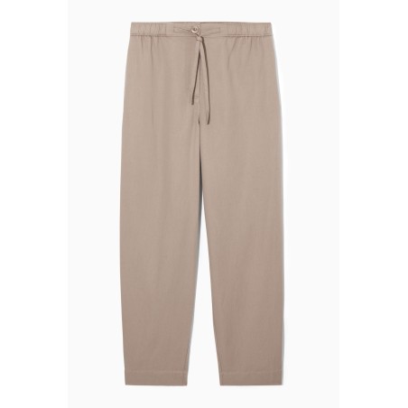 Original COS HOSE MIT KORDELZUGBUND UND BARREL-BEIN BEIGE