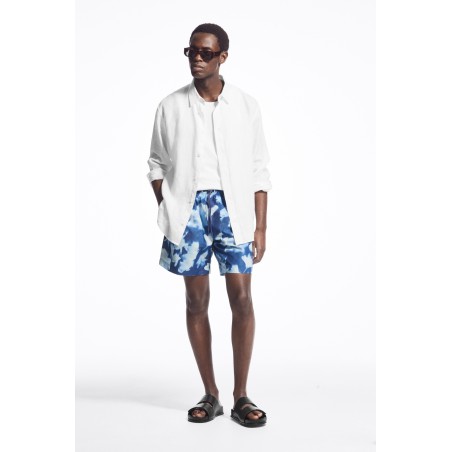 [Reduzierter Preis] COS BADESHORTS MIT PRINT UND KORDELZUG BLAU/FLORALER PRINT