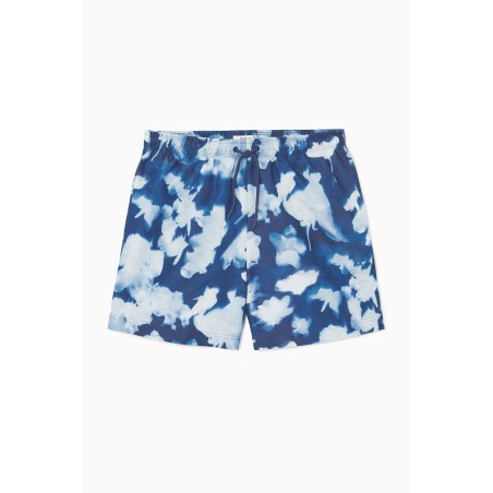 [Reduzierter Preis] COS BADESHORTS MIT PRINT UND KORDELZUG BLAU/FLORALER PRINT